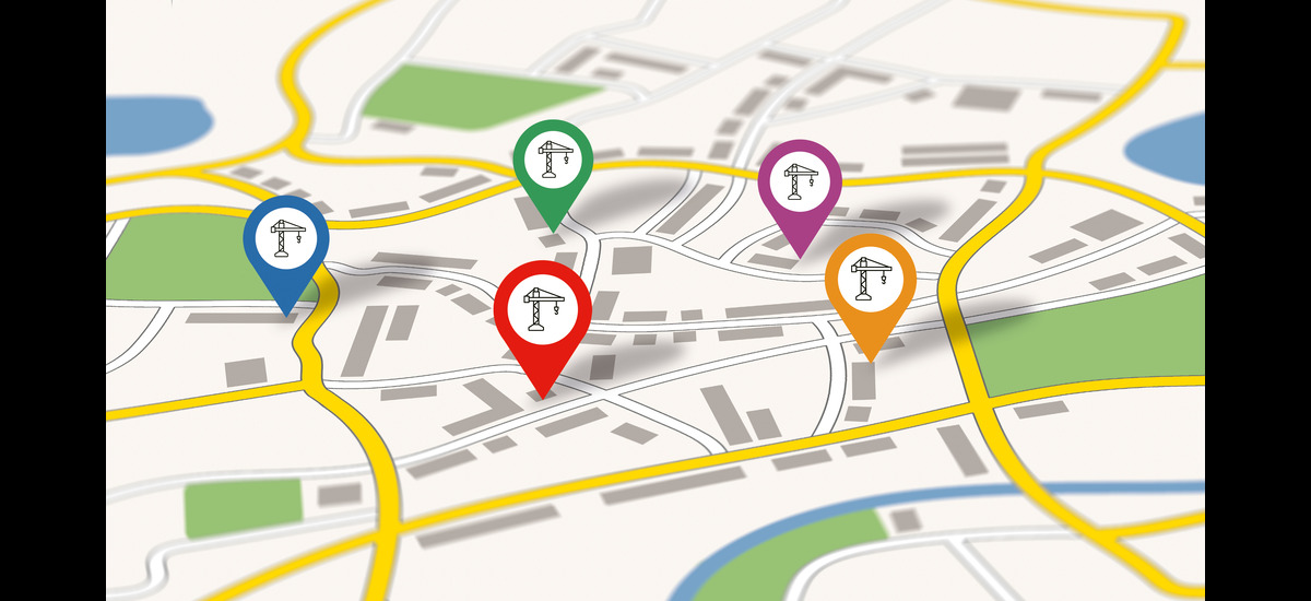New Builds in Ilford and London Sites ConMap
